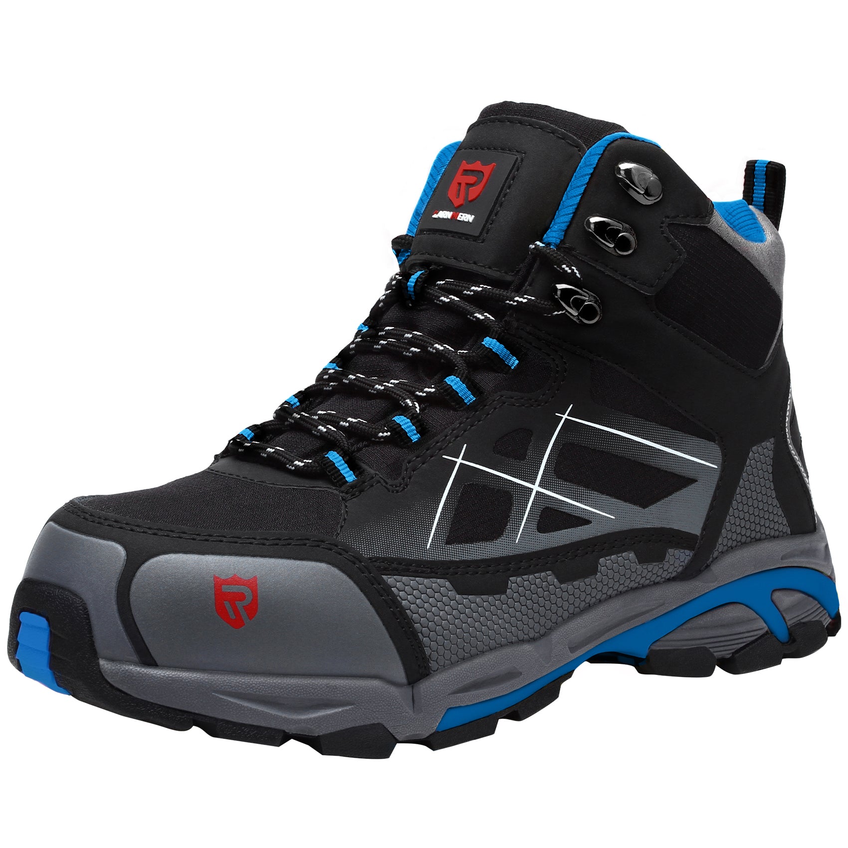 Men's Steel Toe Boots Work Puncture Resistant Slip Resistant Safety Boots Fashionable Comfortable Outdoor Hiking Work Boots #170202K