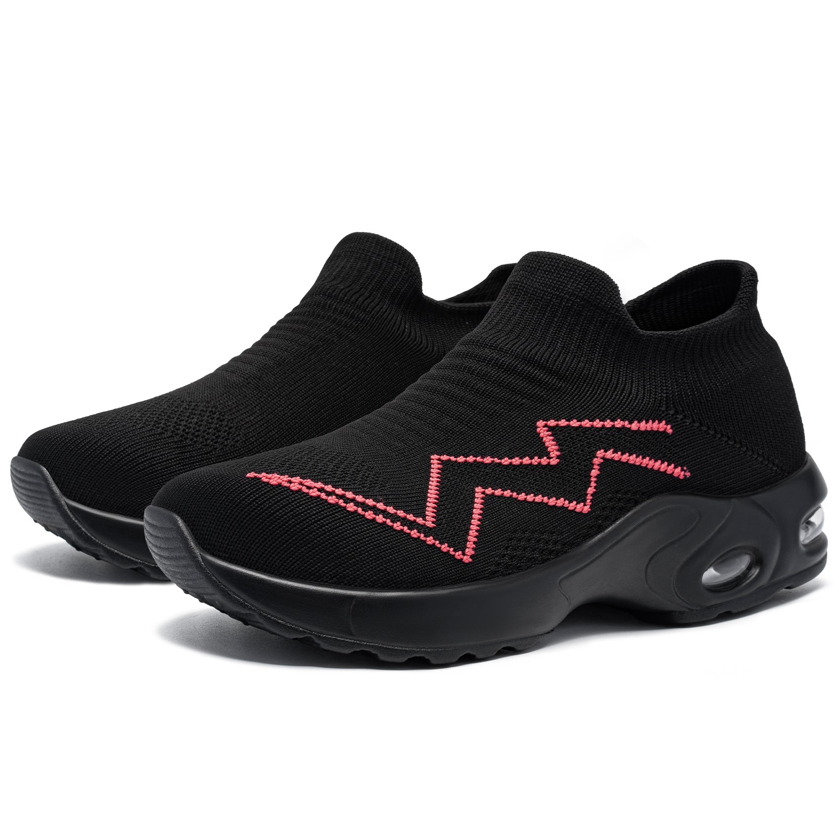 Steel Toe Work Shoes for Women Slip On Lightweight Comfortable Air Cushion Casual Sneakers #21021