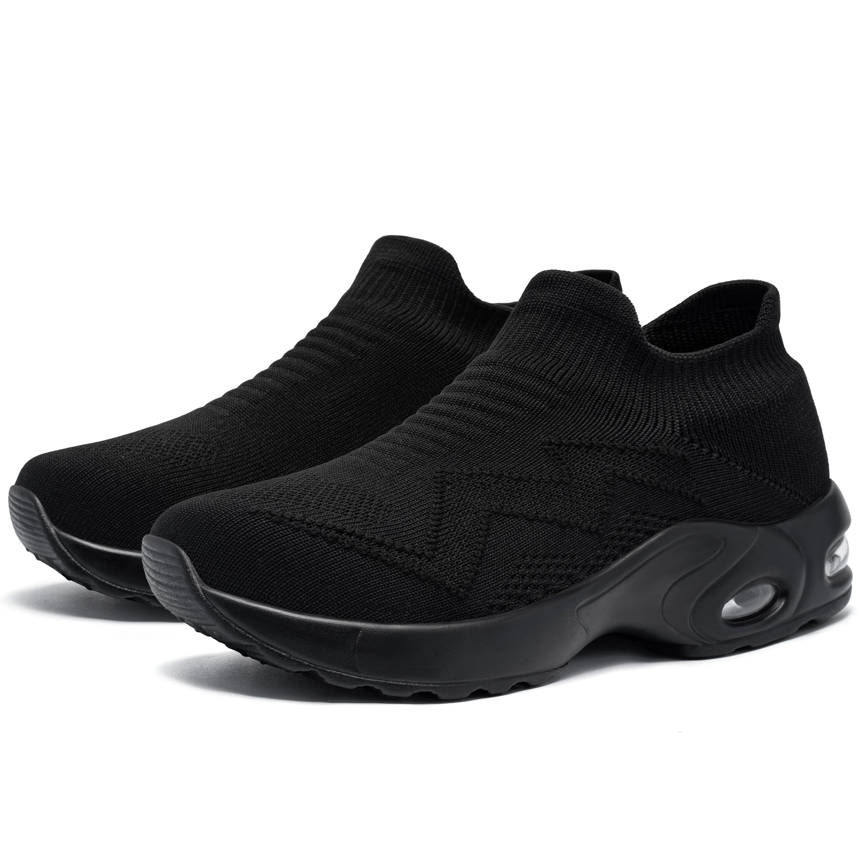 Steel Toe Work Shoes for Women Slip On Lightweight Comfortable Air Cushion Casual Sneakers #21021