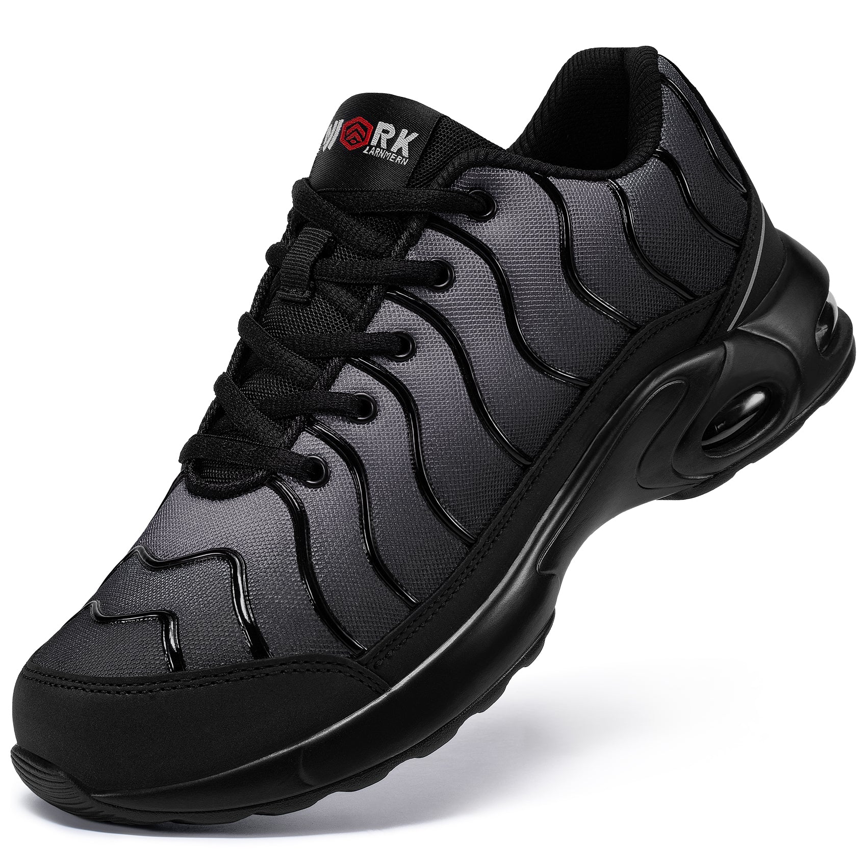 Steel Toe Puncture Proof Safety Shoes for Men Air Cushion Breathable Slip Resistant Work Sneakers #31270-2