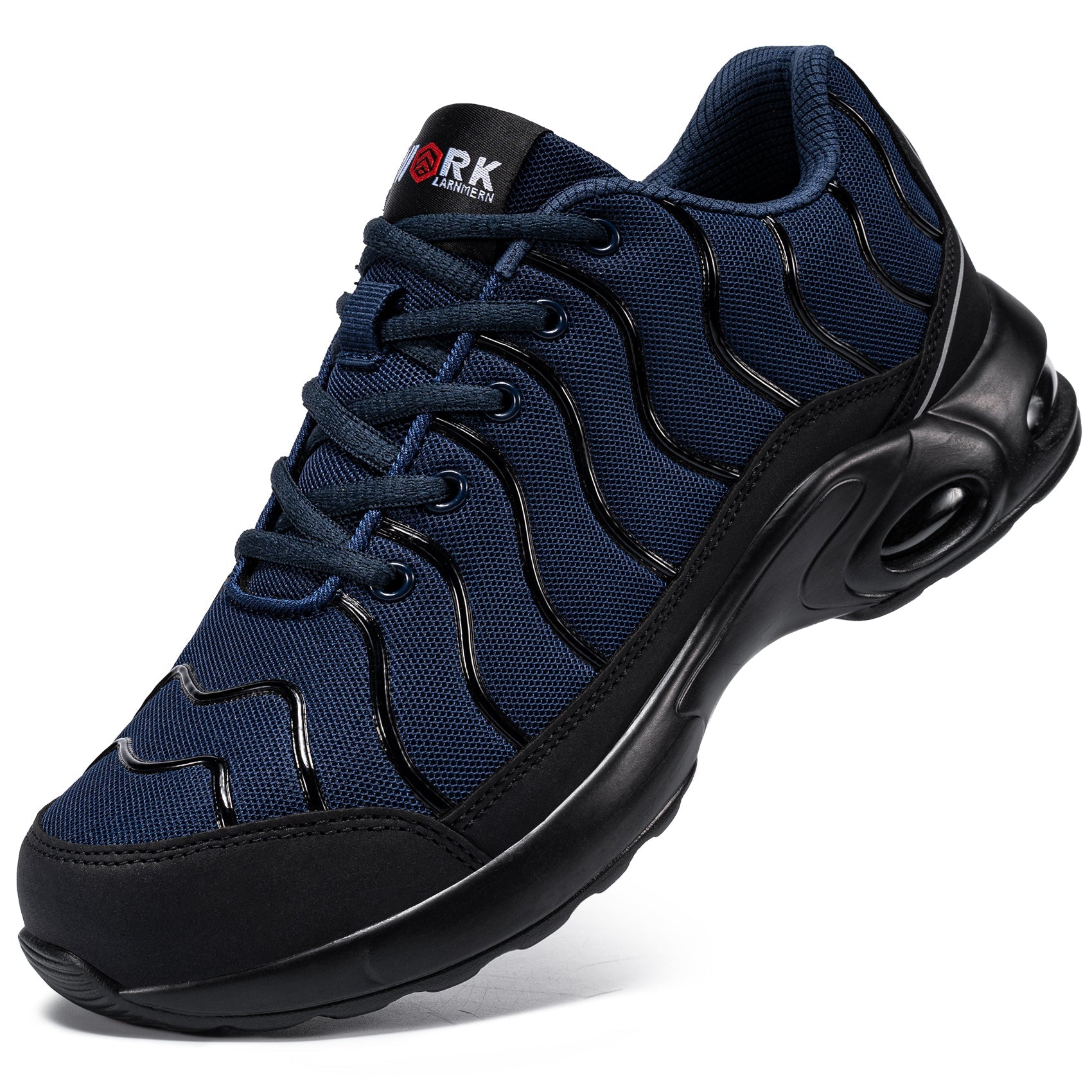 Steel Toe Puncture Proof Safety Shoes for Men Air Cushion Breathable Slip Resistant Work Sneakers #31270-2