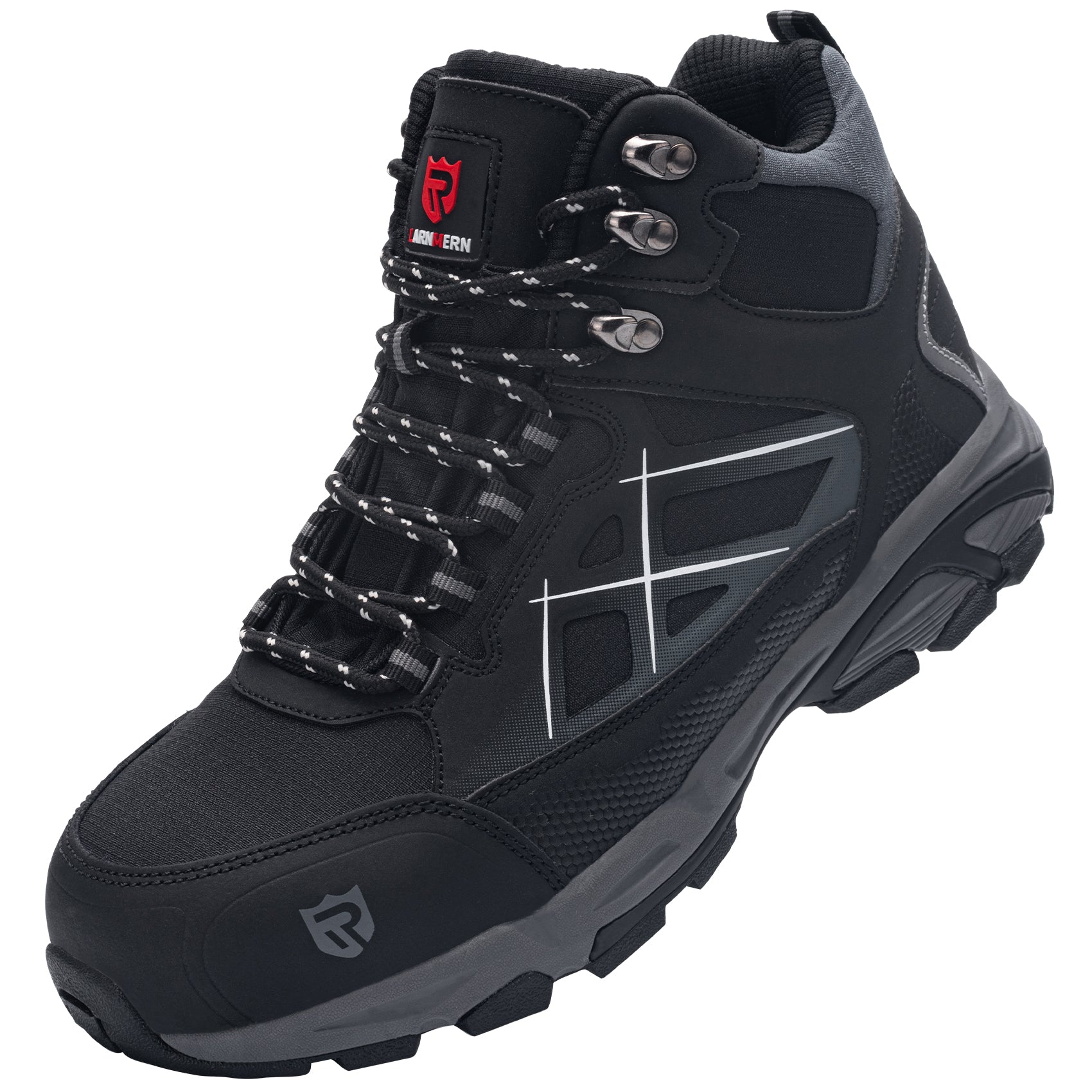 Men's Steel Toe Boots Work Puncture Resistant Slip Resistant Safety Boots Fashionable Comfortable Outdoor Hiking Work Boots #170202K