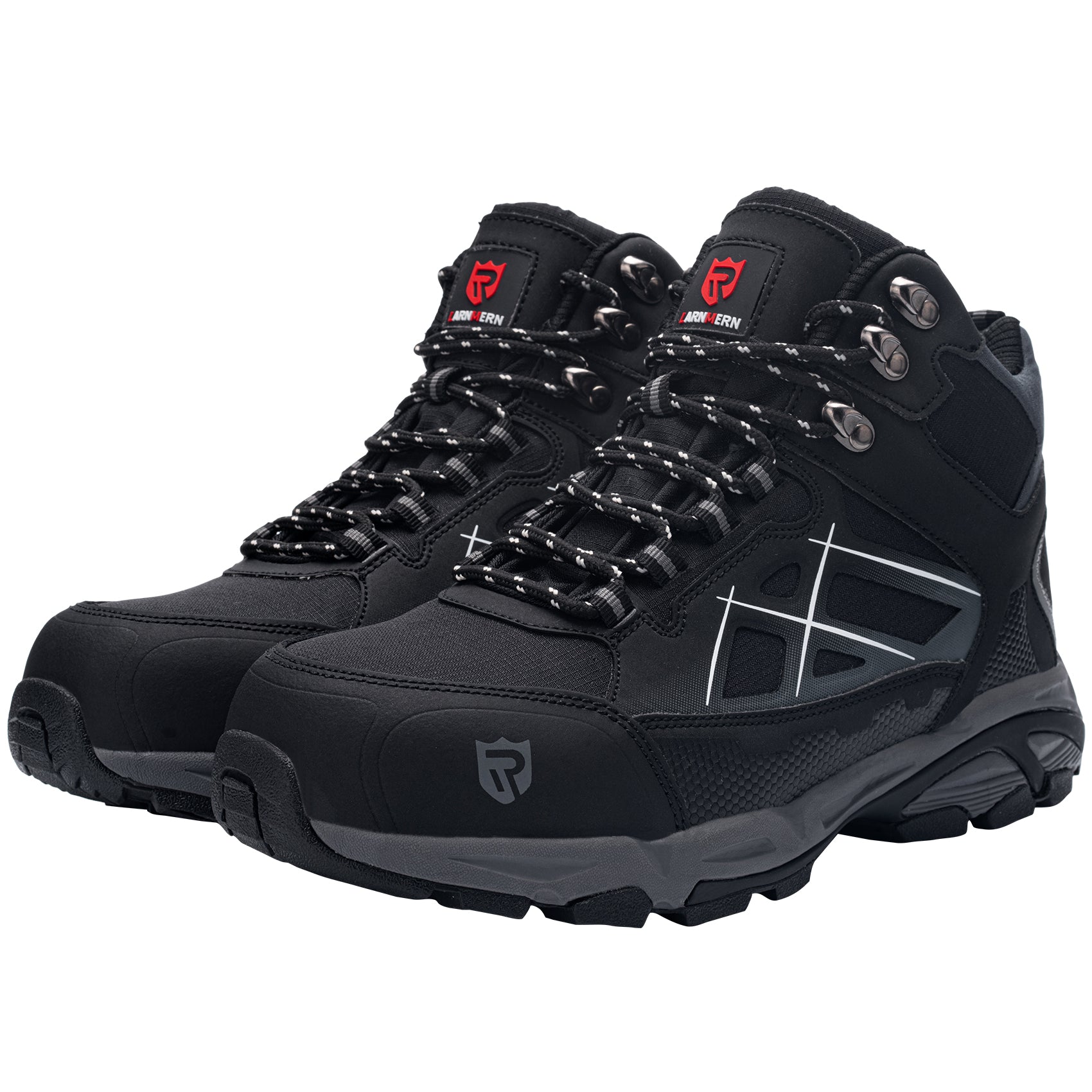 Men's Steel Toe Boots Work Puncture Resistant Slip Resistant Safety Boots Fashionable Comfortable Outdoor Hiking Work Boots #170202K