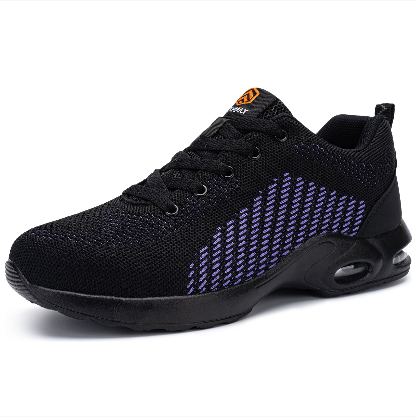 Stahl Kappe Sicherheit Schuhe für Frauen Bequeme Leichte Air Kissen Arbeit Turnschuhe #91859