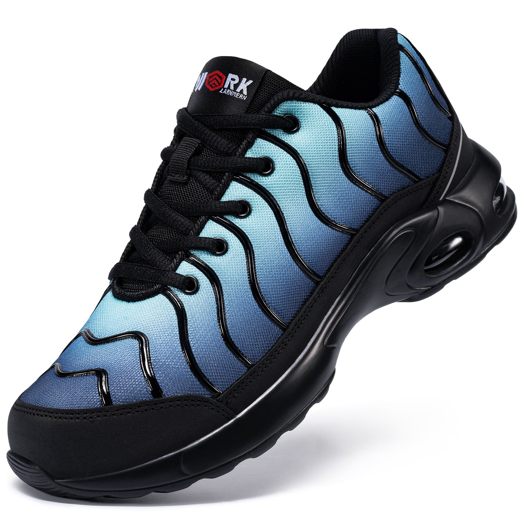 Steel Toe Puncture Proof Safety Shoes for Men Air Cushion Breathable Slip Resistant Work Sneakers #31270-2