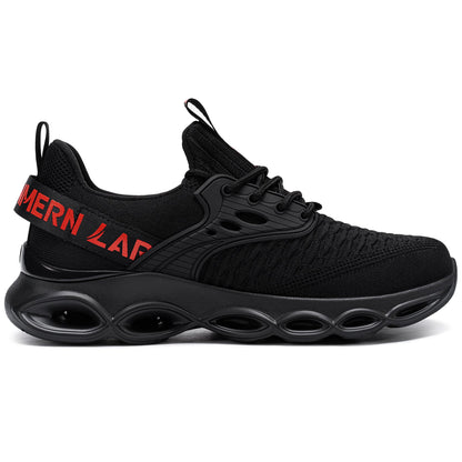 Steel Toe Work Shoes Lightweight Comfortable Cushioning Tennis Safety Shoes for Men #21004