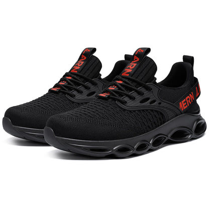 Steel Toe Work Shoes Lightweight Comfortable Cushioning Tennis Safety Shoes for Men #21004