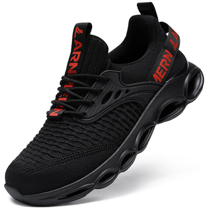 Steel Toe Work Shoes Lightweight Comfortable Cushioning Tennis Safety Shoes for Men #21004