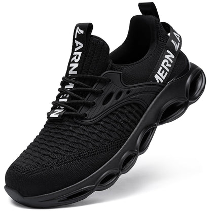 Steel Toe Work Shoes Lightweight Comfortable Cushioning Tennis Safety Shoes for Men #21004