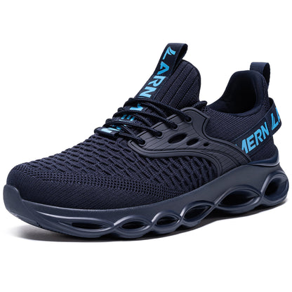Steel Toe Work Shoes Lightweight Comfortable Cushioning Tennis Safety Shoes for Men #21004
