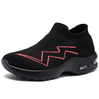 Steel Toe Work Shoes for Women Slip On Lightweight Comfortable Air Cushion Casual Sneakers #21021