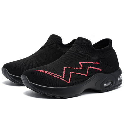 Steel Toe Work Shoes for Women Slip On Lightweight Comfortable Air Cushion Casual Sneakers #21021