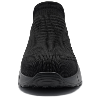 Steel Toe Work Shoes for Women Slip On Lightweight Comfortable Air Cushion Casual Sneakers #21021