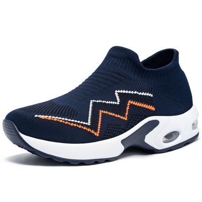 Steel Toe Work Shoes for Women Slip On Lightweight Comfortable Air Cushion Casual Sneakers #21021