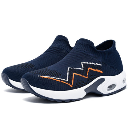 Steel Toe Work Shoes for Women Slip On Lightweight Comfortable Air Cushion Casual Sneakers #21021