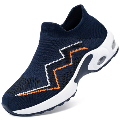 Steel Toe Work Shoes for Women Slip On Lightweight Comfortable Air Cushion Casual Sneakers #21021