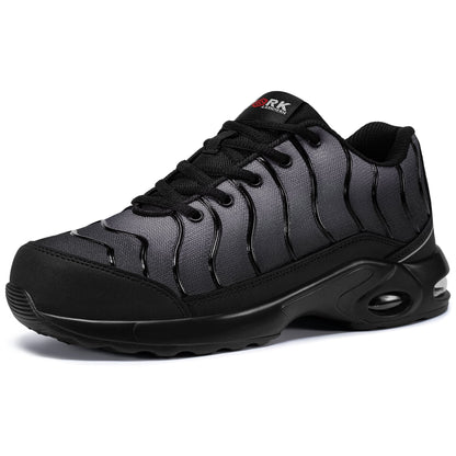 Steel Toe Puncture Proof Safety Shoes for Men Air Cushion Breathable Slip Resistant Work Sneakers #31270-2