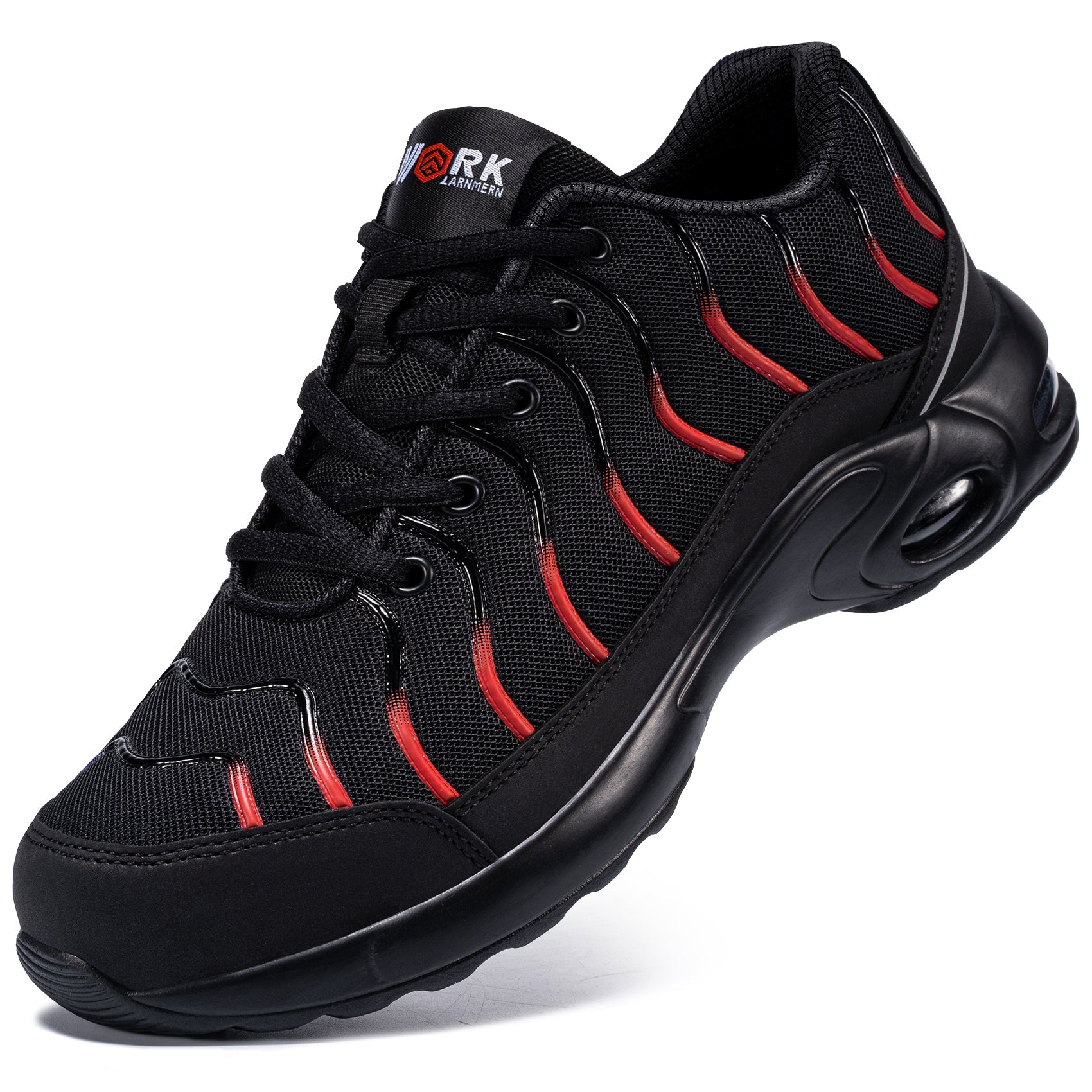 Steel Toe Puncture Proof Safety Shoes for Men Air Cushion Breathable Slip Resistant Work Sneakers #31270-2