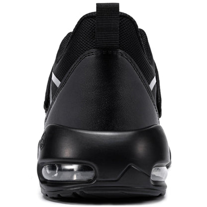 Chaussures de sécurité à embout en acier pour hommes, légères, coussin d'air, colorées, à la mode, lacets détachables, baskets #31327