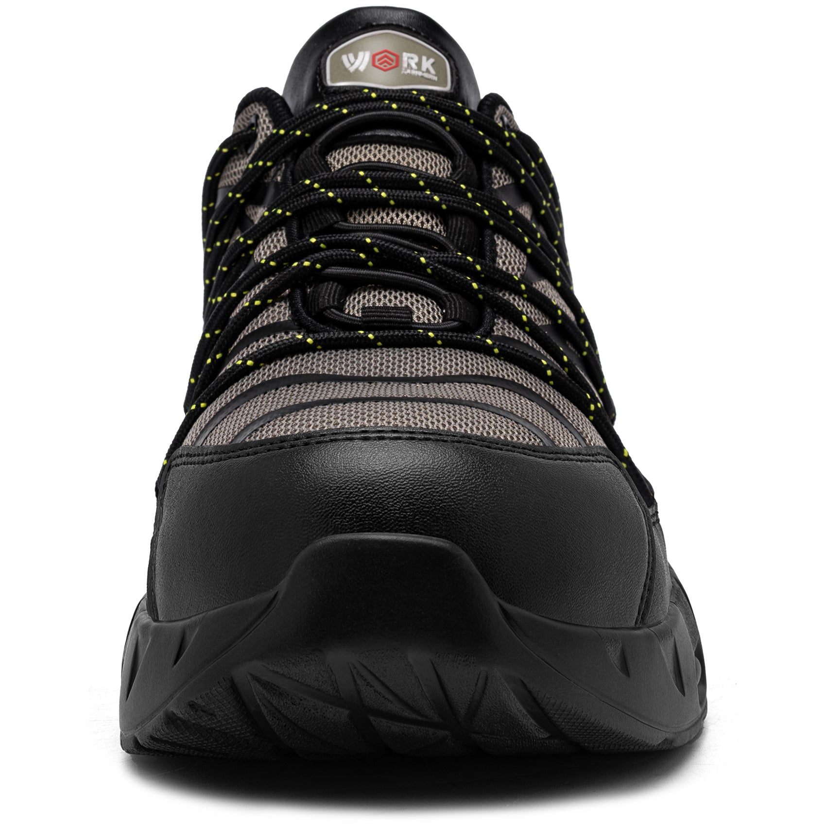 Chaussures de sécurité à embout en acier pour hommes, légères, coussin d'air, colorées, à la mode, lacets détachables, baskets #31327