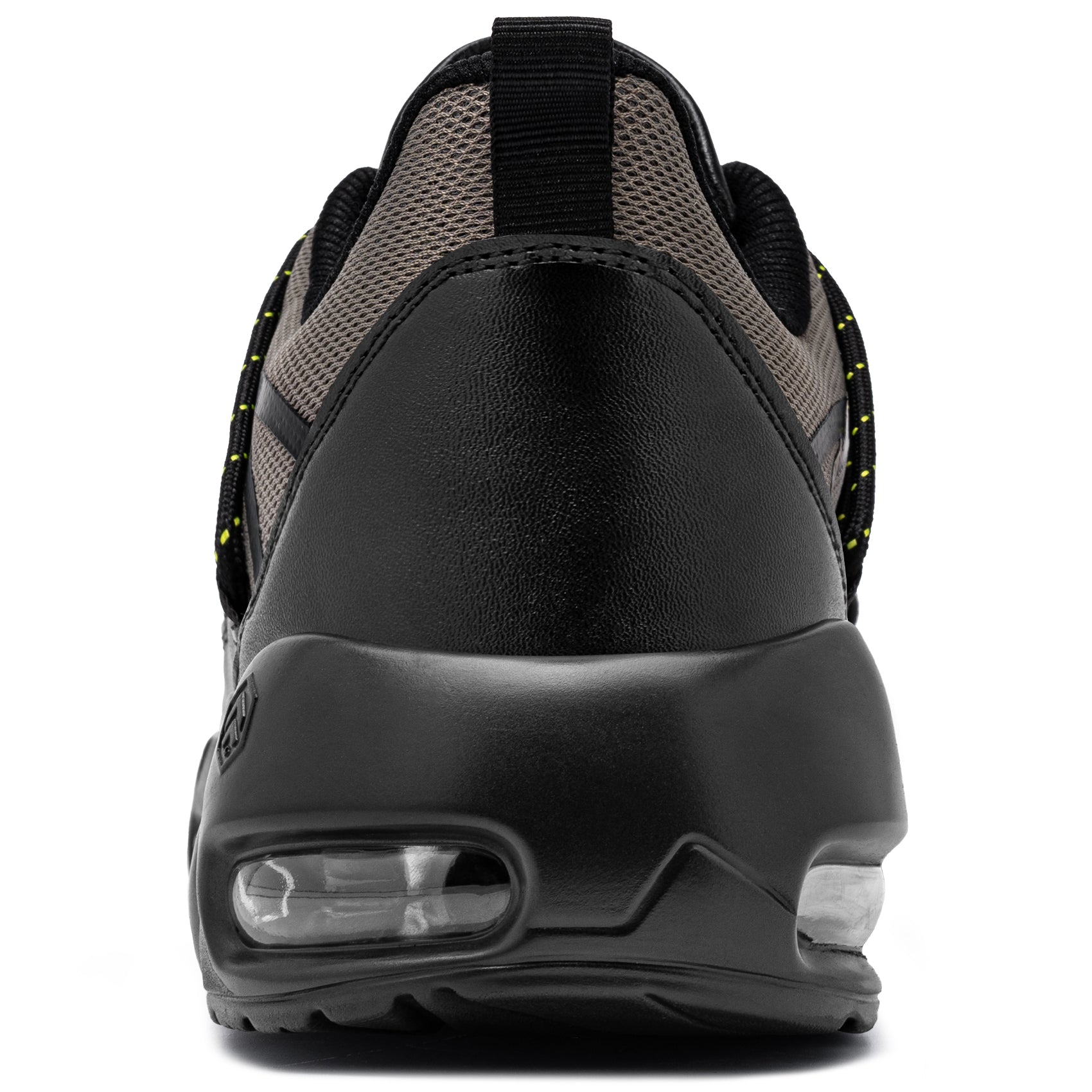 Chaussures de sécurité à embout en acier pour hommes, légères, coussin d'air, colorées, à la mode, lacets détachables, baskets #31327
