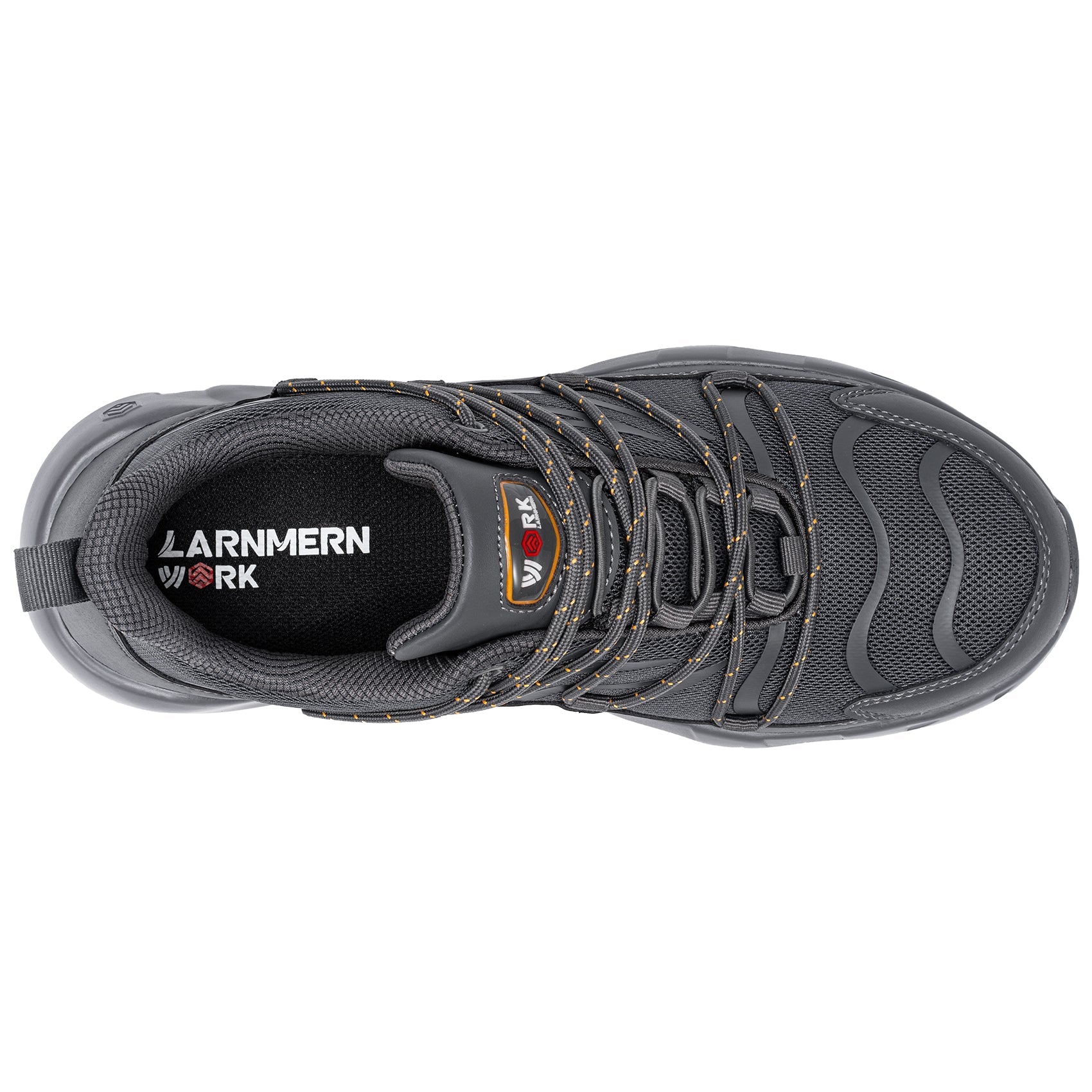 Chaussures de sécurité à embout en acier pour hommes, légères, coussin d'air, colorées, à la mode, lacets détachables, baskets #31327