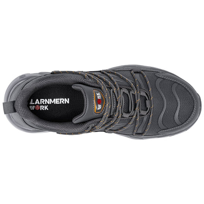 Chaussures de sécurité à embout en acier pour hommes, légères, coussin d'air, colorées, à la mode, lacets détachables, baskets #31327