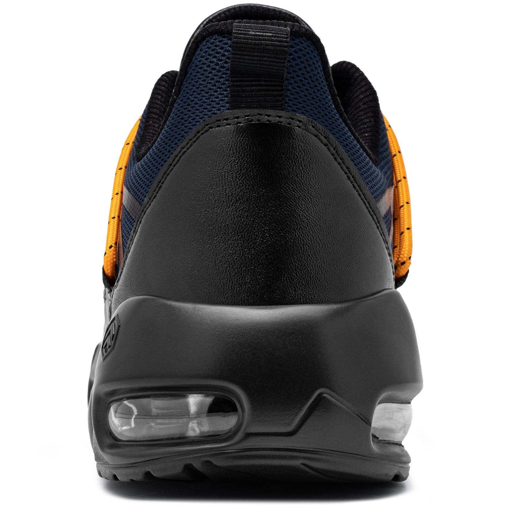 Chaussures de sécurité à embout en acier pour hommes, légères, coussin d'air, colorées, à la mode, lacets détachables, baskets #31327