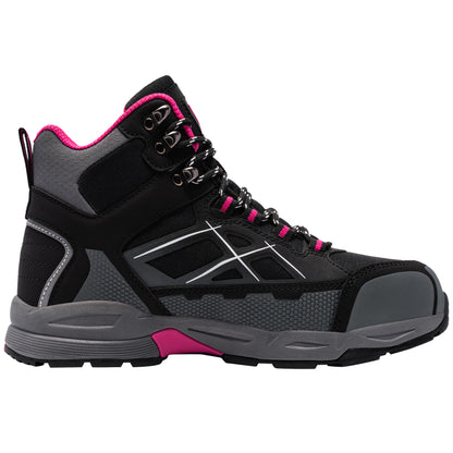 Women's Steel Toe Boots Work Puncture Resistant Slip Resistant Safety Boots Fashionable Comfortable Outdoor Hiking Work Boots #170202K