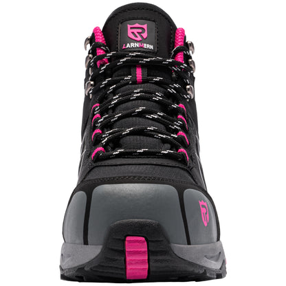 Women's Steel Toe Boots Work Puncture Resistant Slip Resistant Safety Boots Fashionable Comfortable Outdoor Hiking Work Boots #170202K