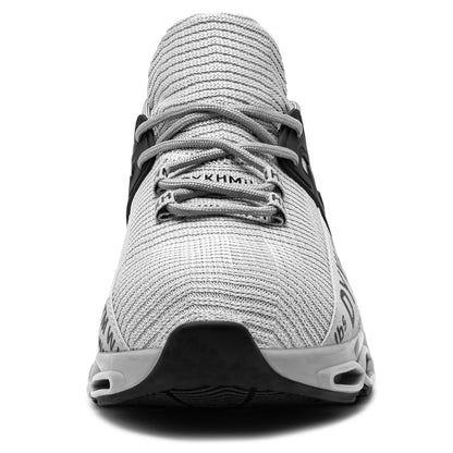 Steel Toe Work Sneakers for Women Comfortable Lightweight Breathable Slip on Fashion Safety Shoe #91823