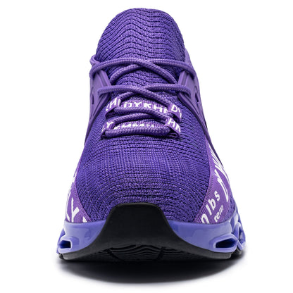 Steel Toe Work Sneakers for Women Comfortable Lightweight Breathable Slip on Fashion Safety Shoe #91823