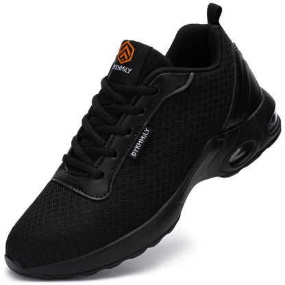 Stahl Kappe Sicherheit Schuhe für Frauen Bequeme Leichte Air Kissen Arbeit Turnschuhe #91859