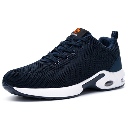 Stahl Kappe Sicherheit Schuhe für Frauen Bequeme Leichte Air Kissen Arbeit Turnschuhe #91859