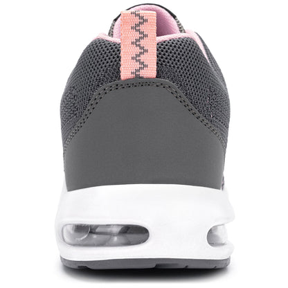 Stahl Kappe Sicherheit Schuhe für Frauen Bequeme Leichte Air Kissen Arbeit Turnschuhe #91859