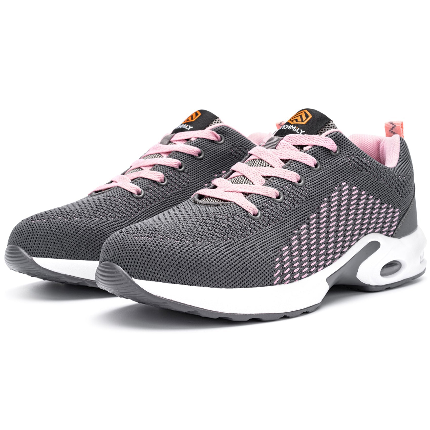 Stahl Kappe Sicherheit Schuhe für Frauen Bequeme Leichte Air Kissen Arbeit Turnschuhe #91859