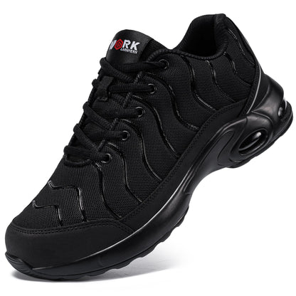 Steel Toe Puncture Proof Safety Shoes for Men Air Cushion Breathable Slip Resistant Work Sneakers #31270-2